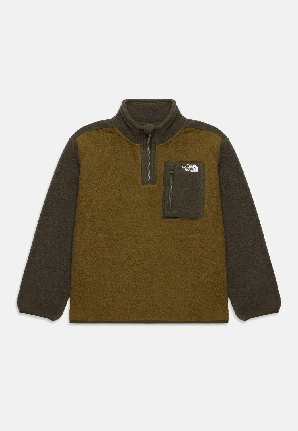 Джемпер унисекс Yumiori на молнии из флиса The North Face, Caraway Seed/New Taupe/Green