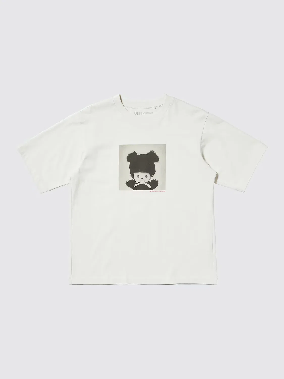 Футболка Uniqlo Monchhichi ut, с графическим принтом, натуральный — фото 4