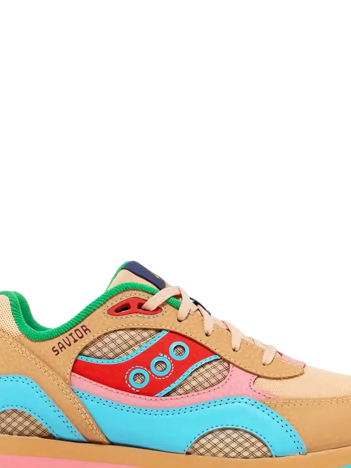 Кроссовки Shadow 6000 GS Saucony, нейтральные цвета — фото 2