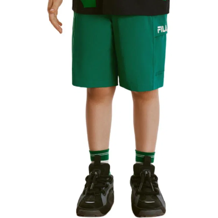 Детские шорты для мальчиков Mystic Dial Green FILA KIDS — фото 4