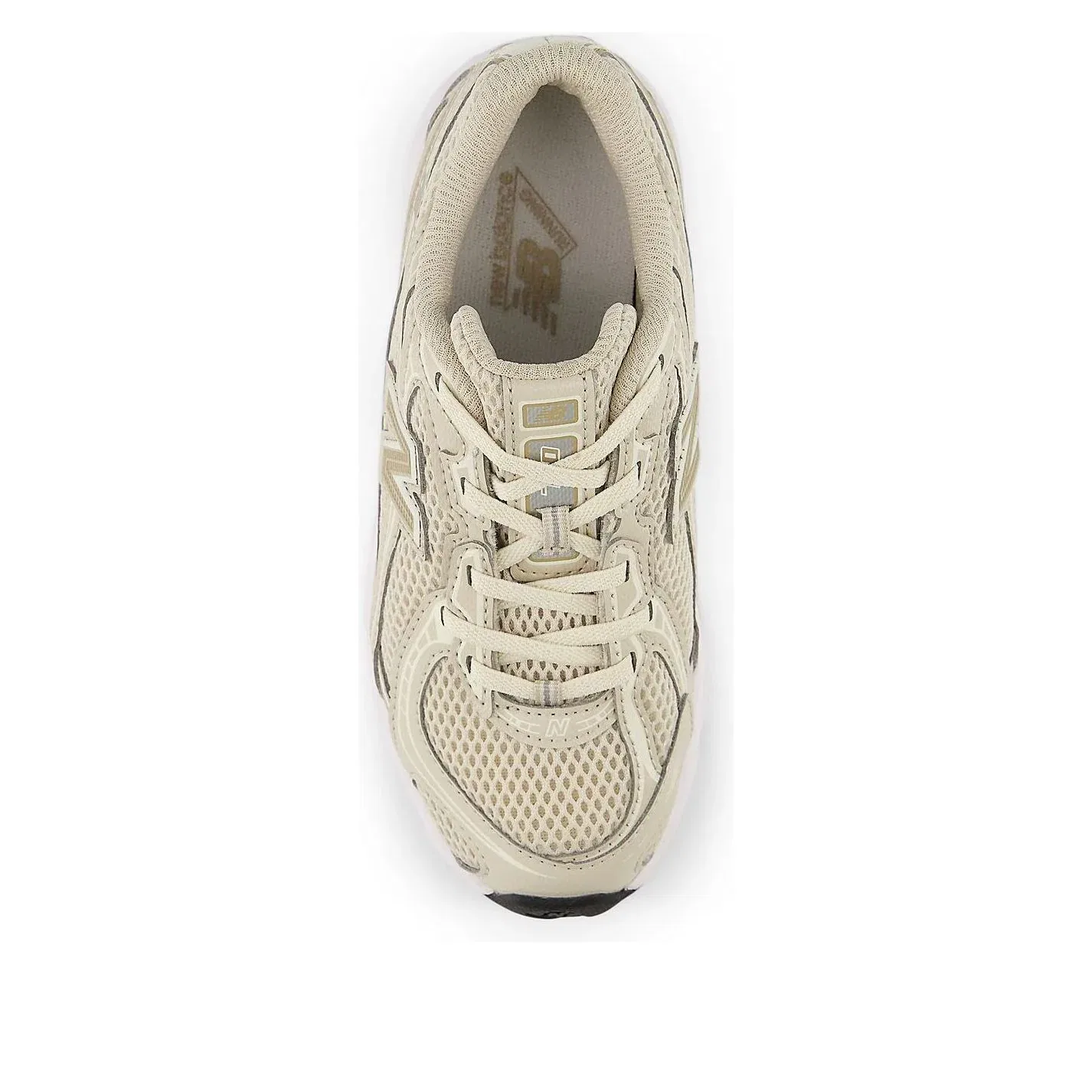 Кроссовки New Balance 740 Bungee Lace 'Grey Wolf Lime' P7409KQ, цвет tan — фото 3