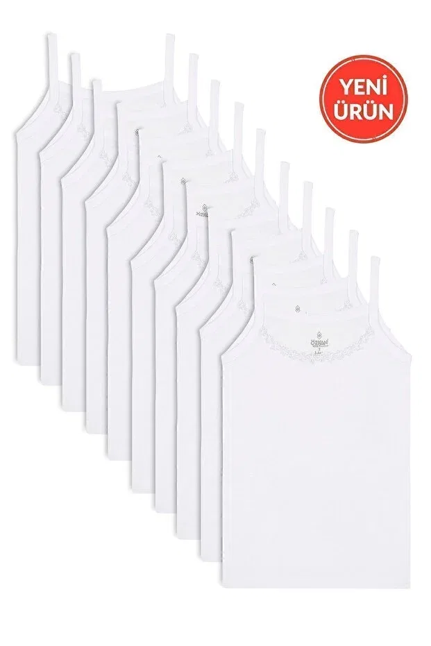 Детское для девочек белье хлопковое 10 шт Özkan Underwear, White
