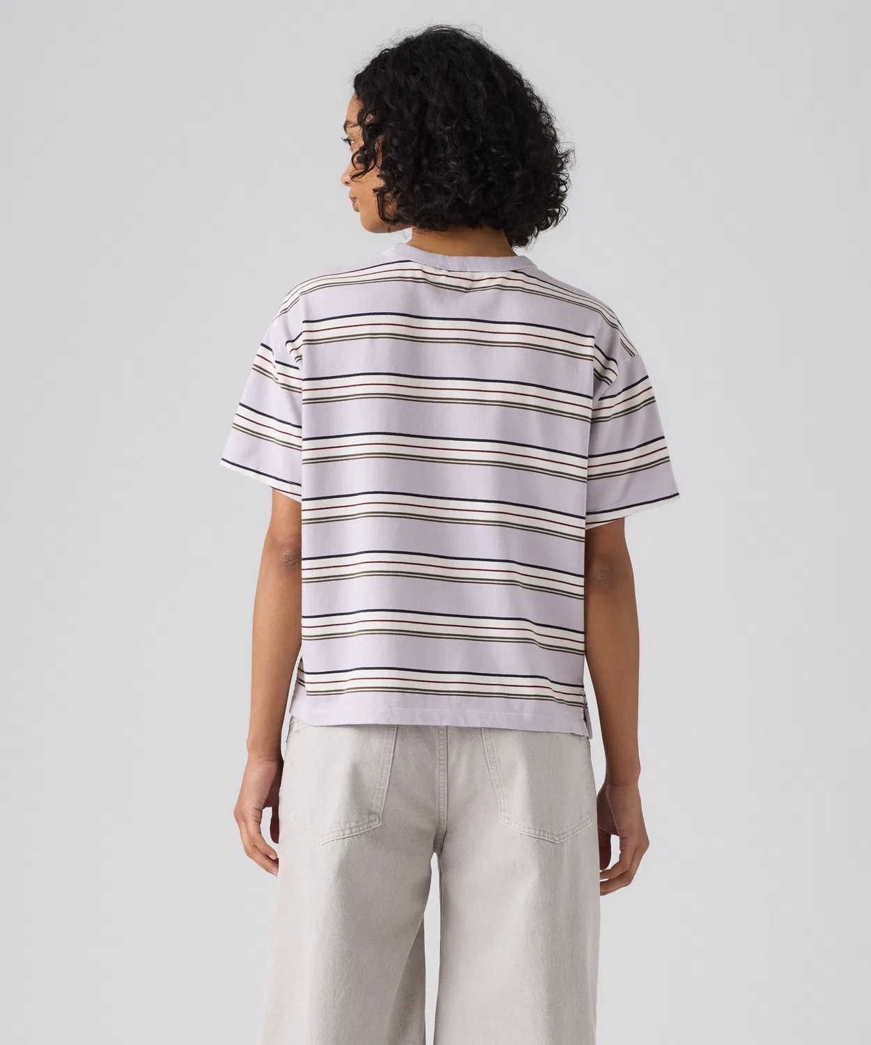 Женская футболка с коротким рукавом, однотонная Levi's, Purple — фото 3