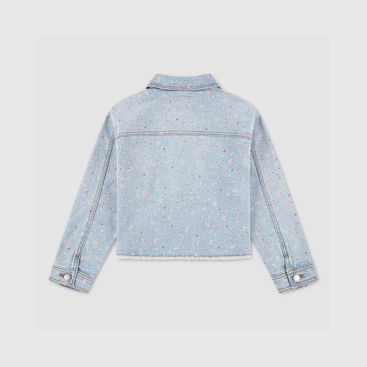 Модная куртка-тракер для девочек 2-4 лет Levi's, Be Cool - Light Wash — фото 2