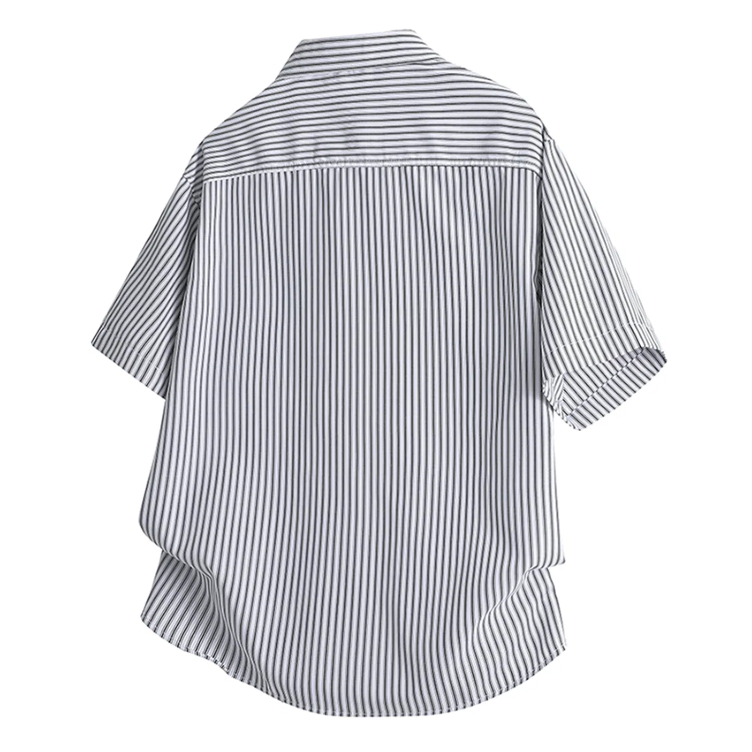 Детская рубашка с воротником Blue White Stripes (DIY Badge) WARRIOR — фото 4