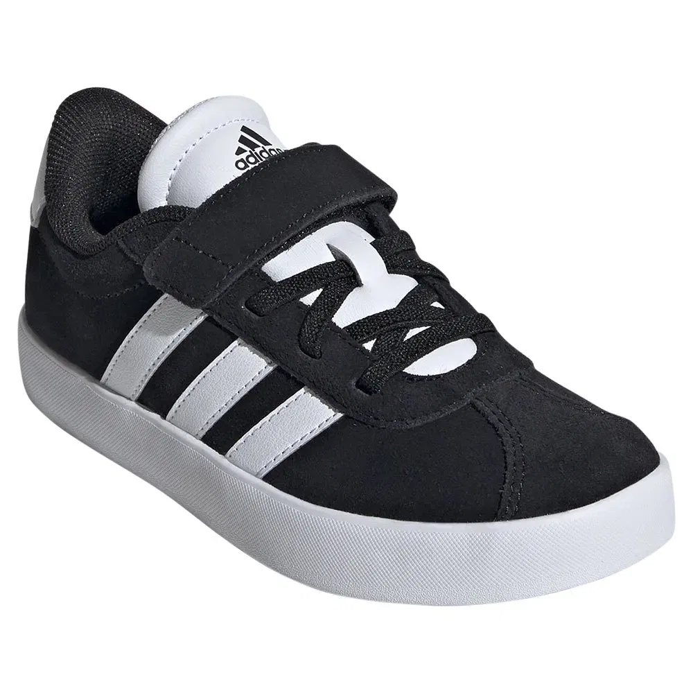 Кроссовки VL Court 30 Elastic C Adidas, черный — фото 4