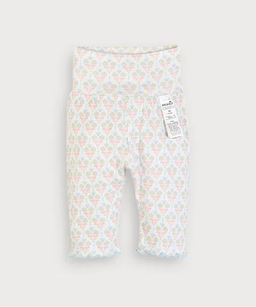 Детский комплект пижамы с цветочным принтом, модель Pastel Flower, moimoln, Light Blue — фото 3