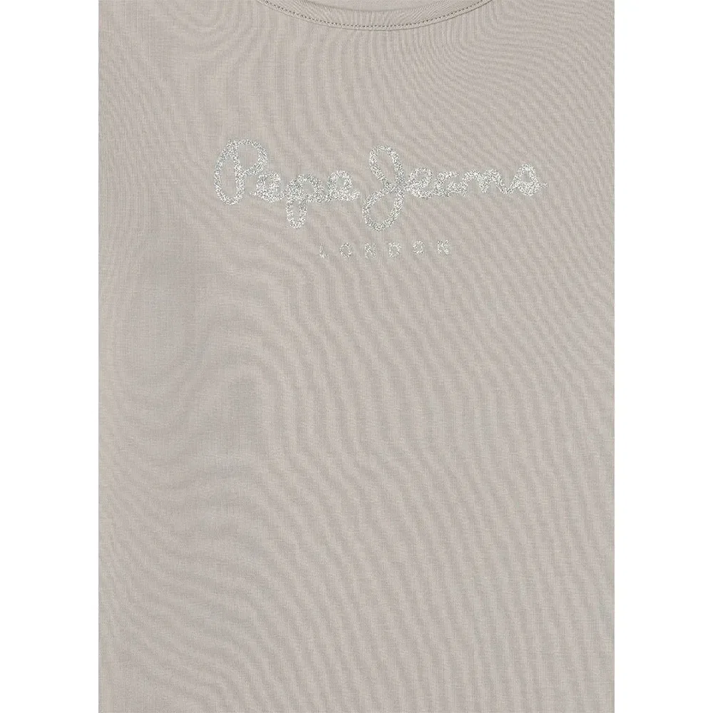 Футболка с длинным рукавом Hana Glitter Pepe Jeans, серый — фото 3