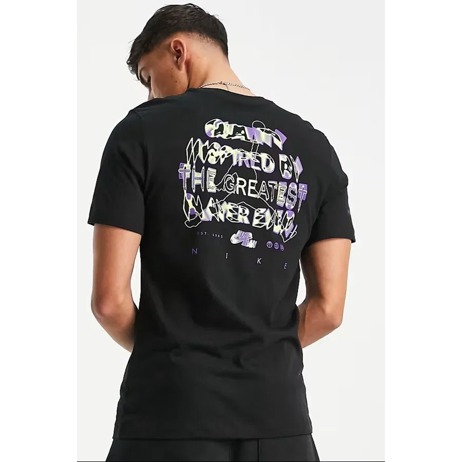 Футболка с графическим принтом Jumpman Nike, Черный — фото 3