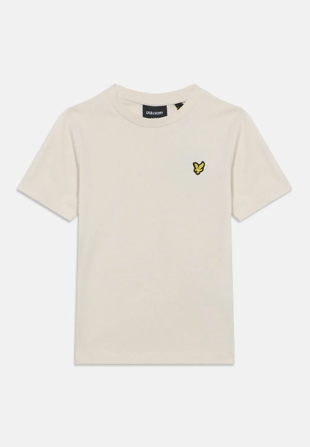 Простая футболка унисекс - базовая модель Lyle & Scott, Putty