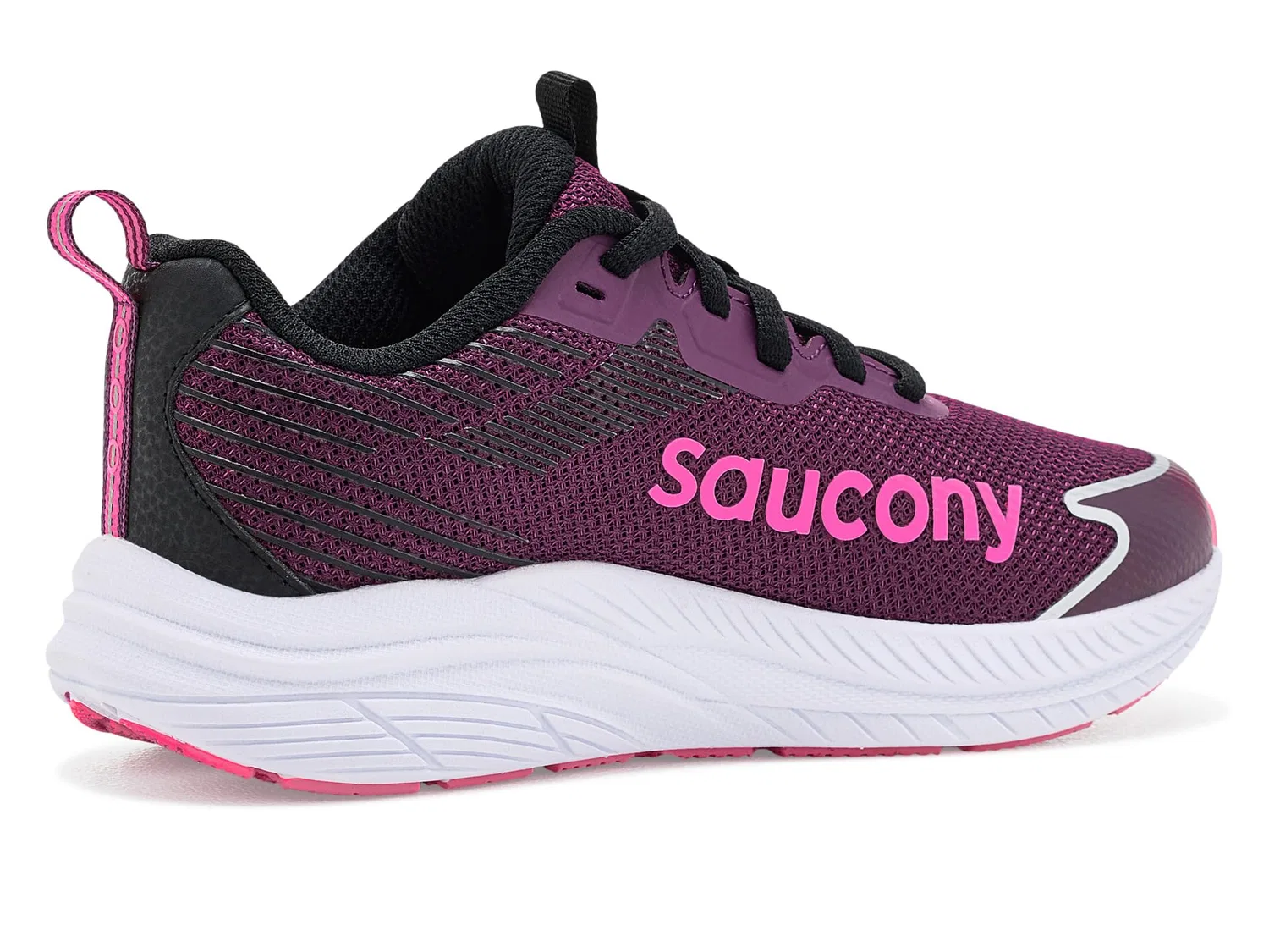 Кроссовки Guide KDZ 2.0 (для маленьких и больших детей) Saucony Kids, Plum/Pink — фото 4