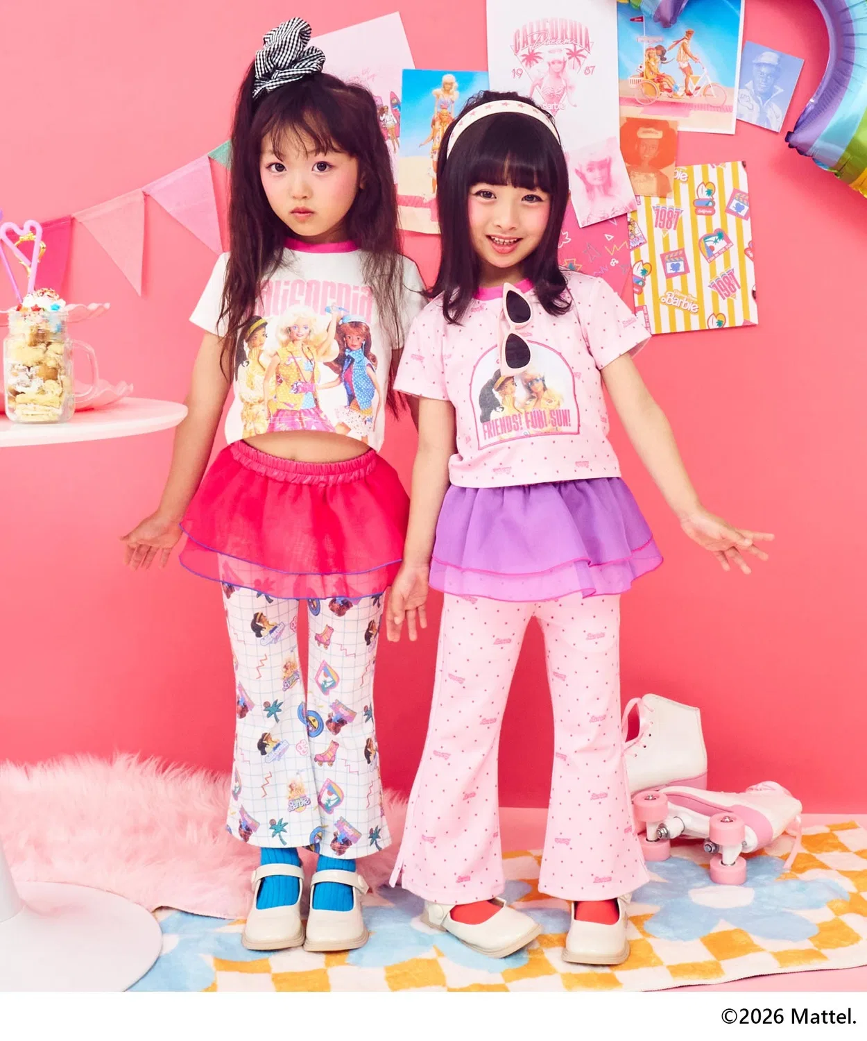 Детская футболка с принтом Barbie ANAP kids, White — фото 4