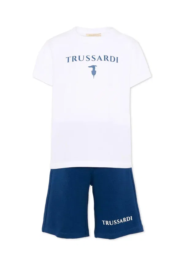 Комплект из штанов с принтом Tru Trussardi Junior, White, белый