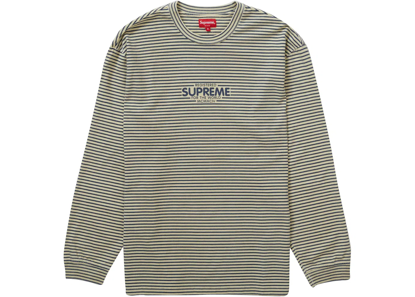 Мужская футболка с длинным рукавом Supreme L/S Top, Natural