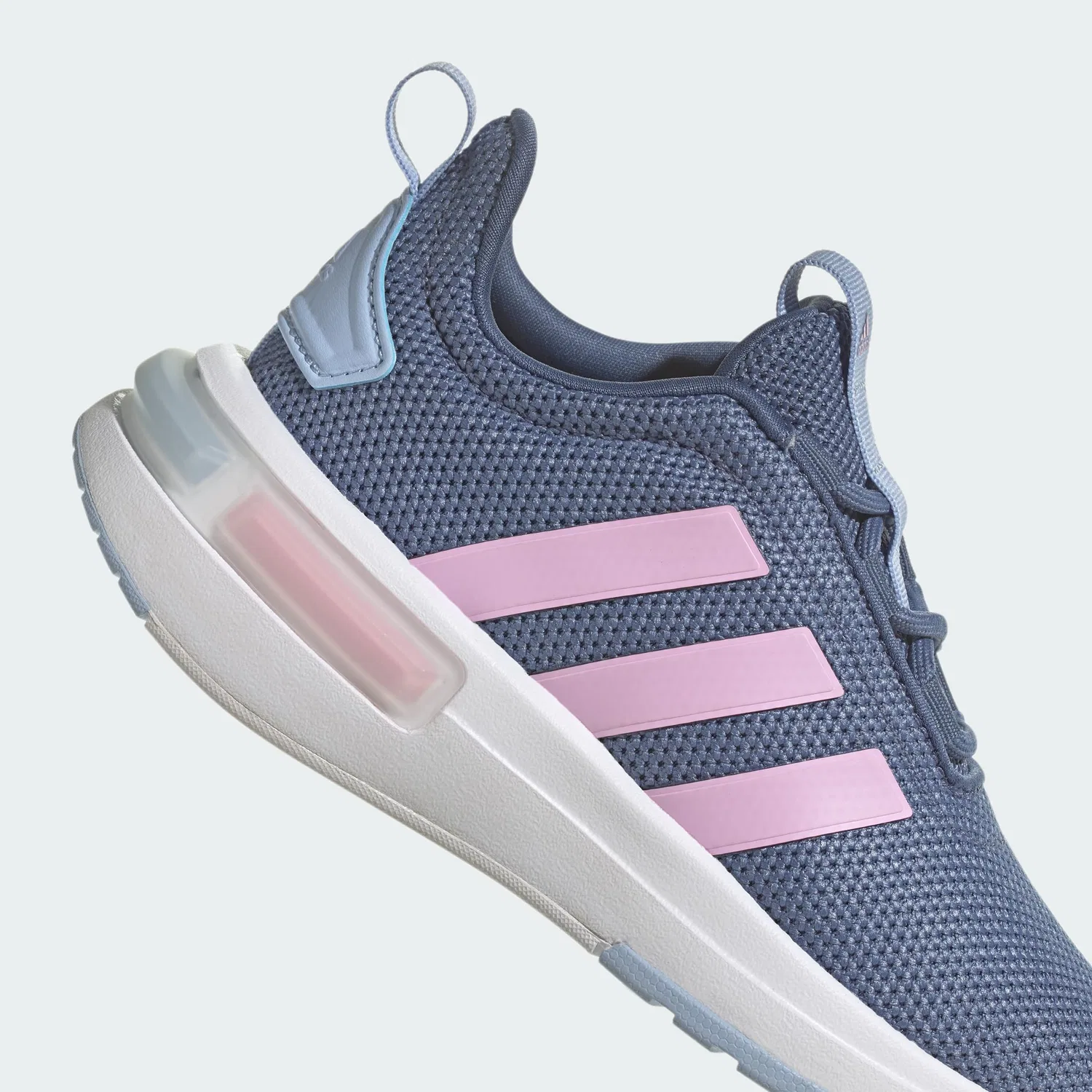 Детские кроссовки с амортизацией Racer Tr23 Shoes Kids Adidas, Crew Blue Bliss Lilac Blue Dawn — фото 4