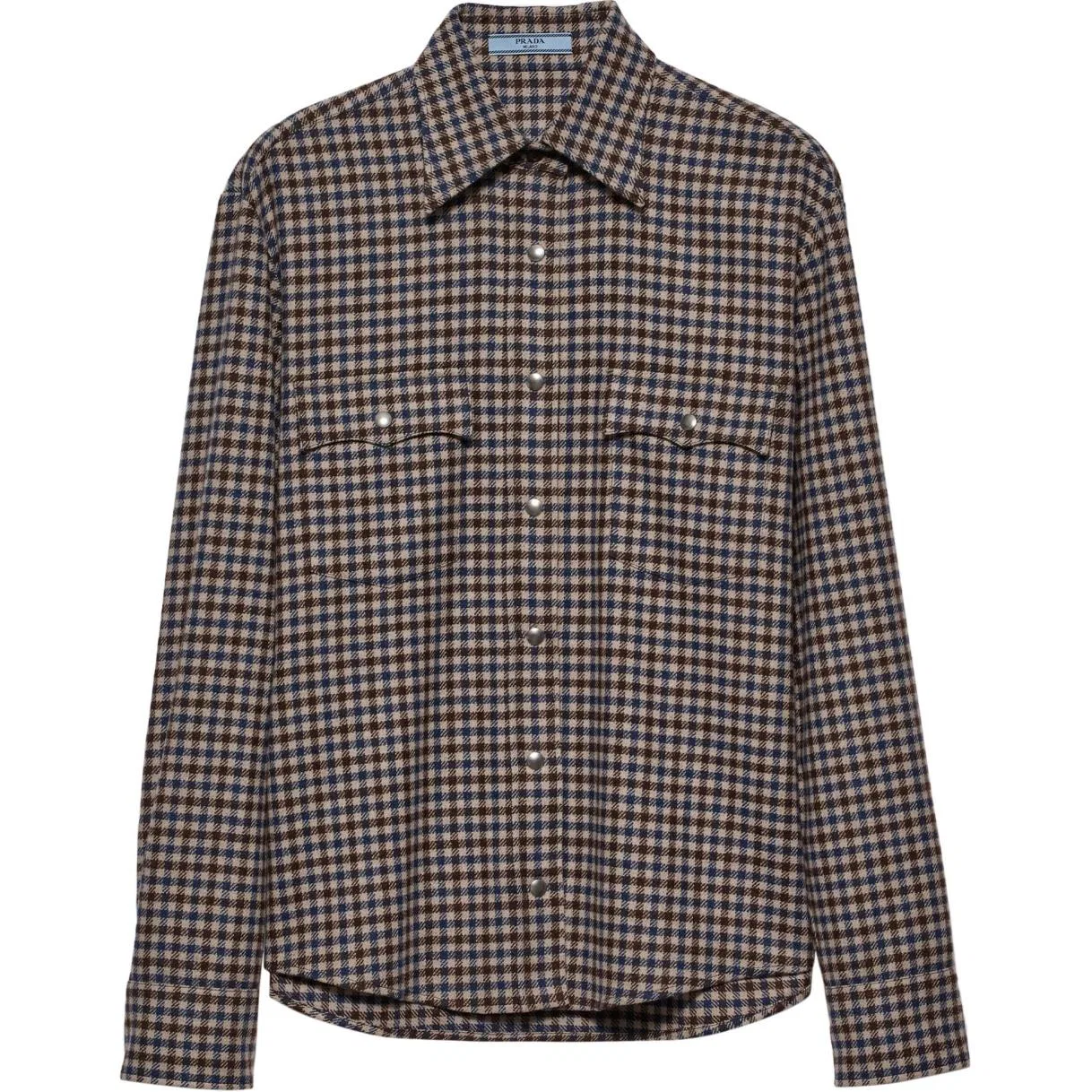 Рубашка шерстяная, Umber, PRADA