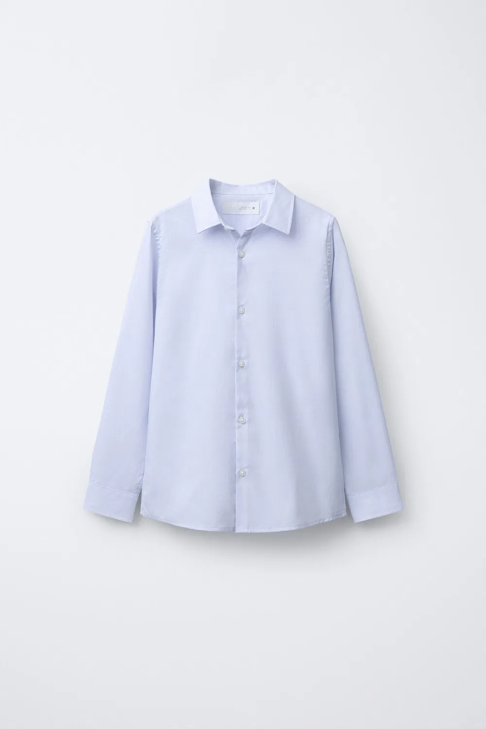 Простая рубашка ZARA, Sky Blue