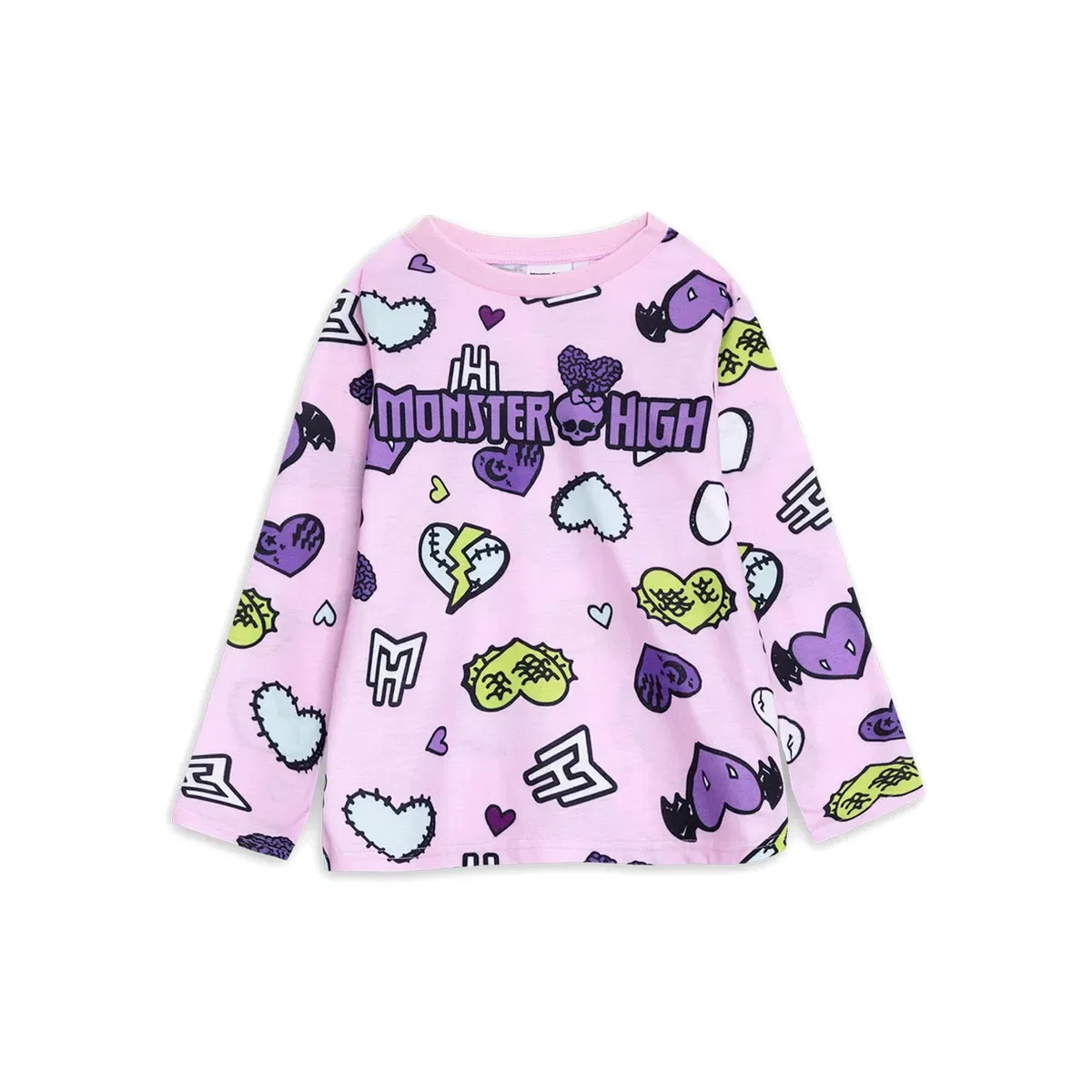 Детский комплект из пижамы с длинным рукавом и джемпера Monster High, Multi — фото 2