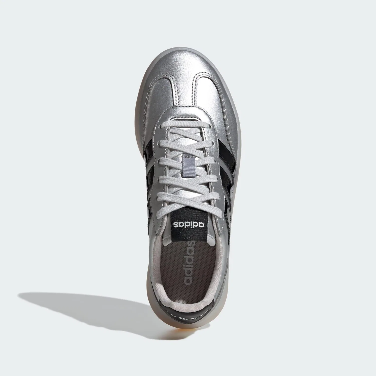 Детские кроссовки с принтом Barreda Decode Adidas, Silber Schwarz Weiss — фото 2