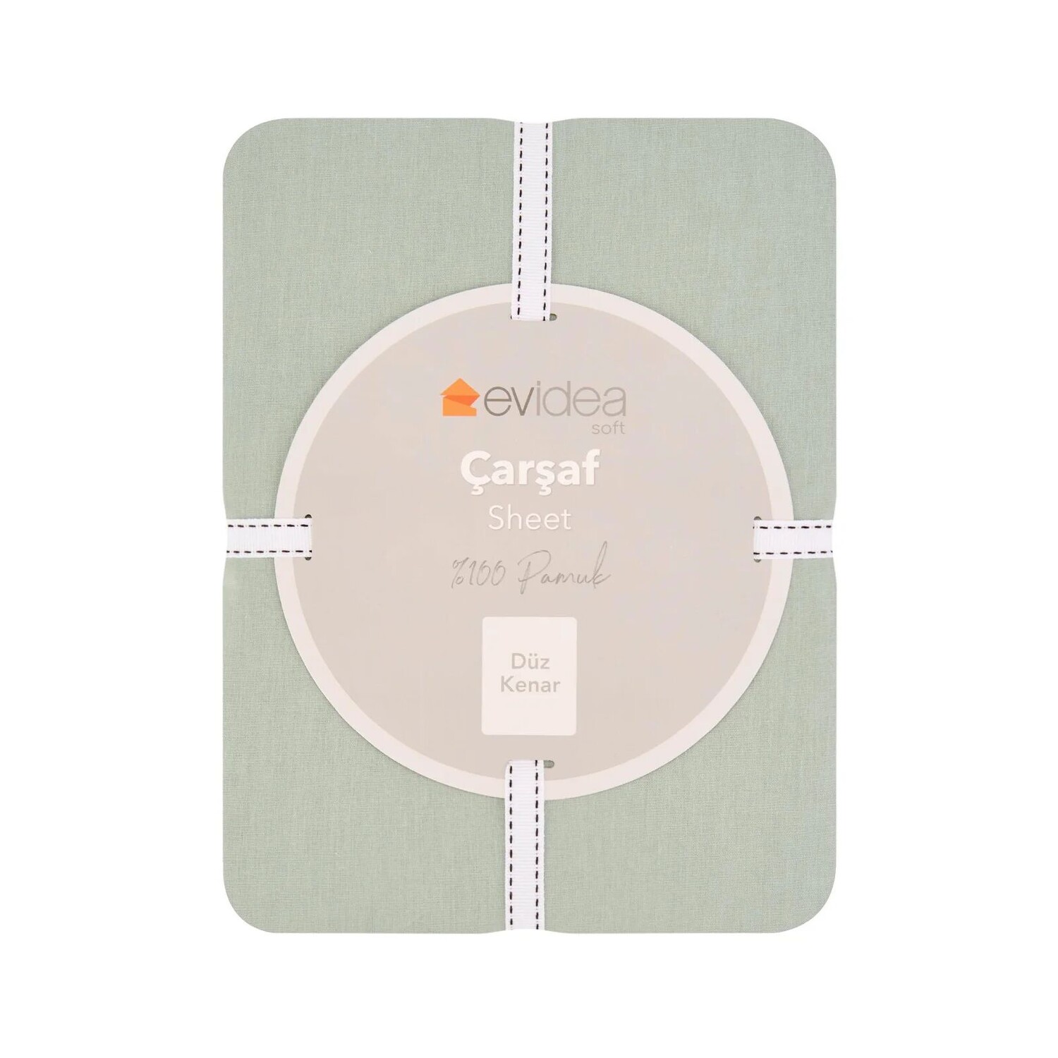 

Простыня Evidea Soft одинарная с плоским краем - Мятный - 180x240 см