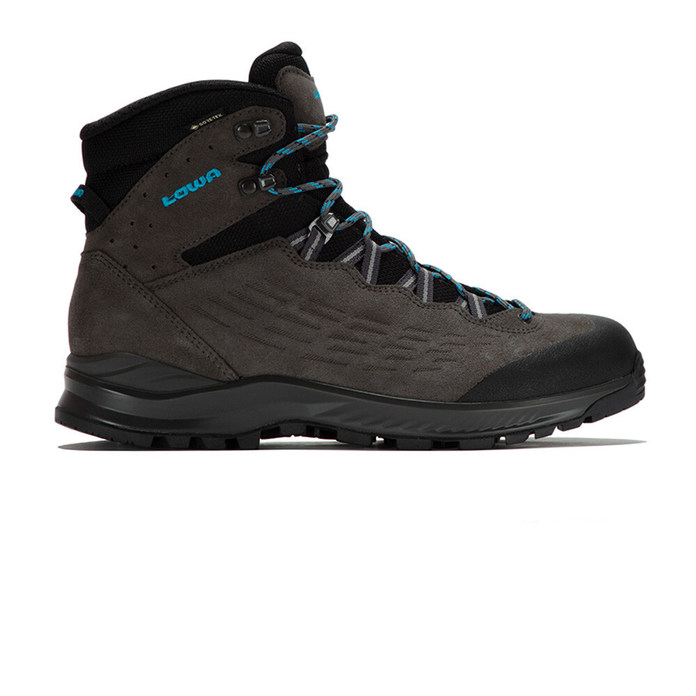 Ботинки женские Lowa Explorer GORE-TEX Mid трекинговые на шнуровке, черный/серый — фото 3