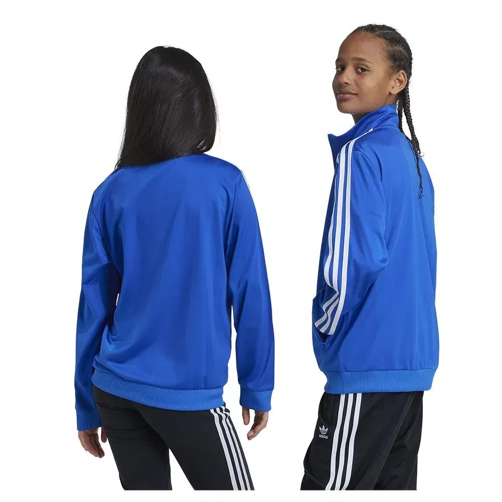 Худи на молнии Adicolor Firebird Adidas Originals, синий — фото 2