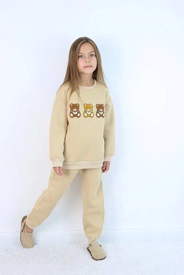 Детский комплект для мальчика с вышивкой Harika Kids, Ecru — фото 3