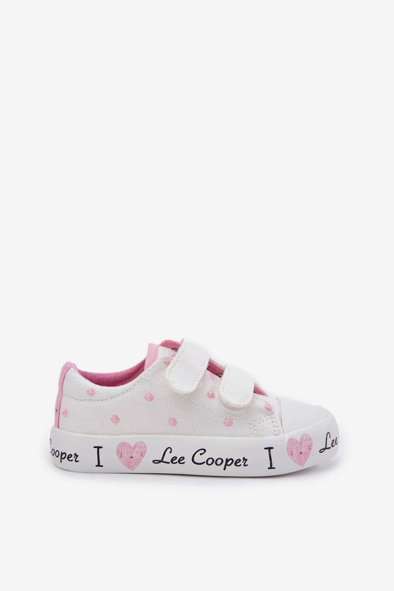 Детские кеды для девочек Lee Cooper, White — фото 2