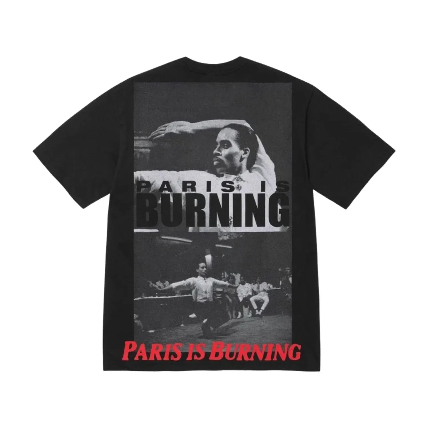 Мужская футболка с принтом Paris Is Burning Supreme, черный — фото 2