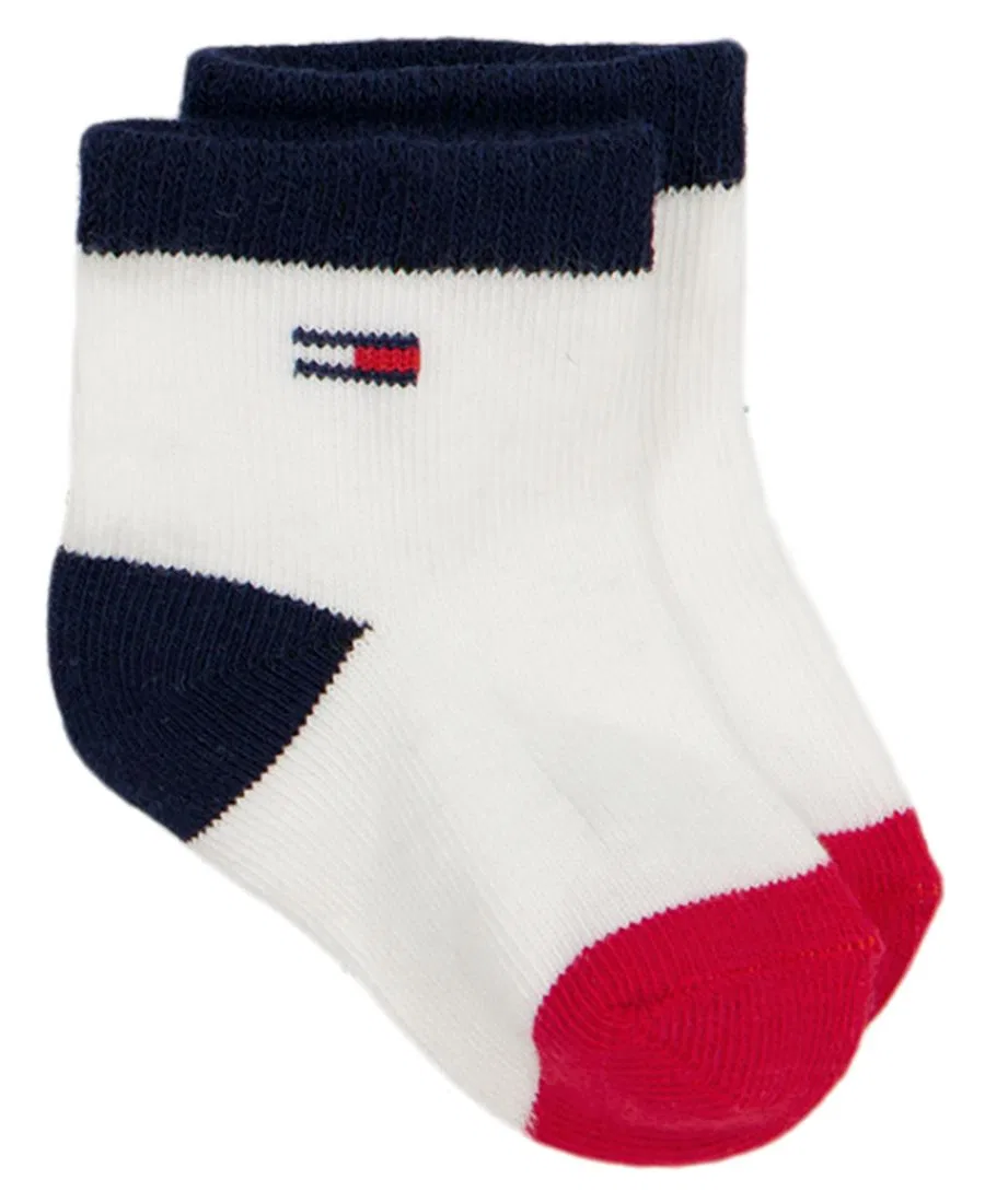 Комплект из 3 предметов: боди с длинным рукавом, брюки и носки Tommy Hilfiger, Red Navy — фото 4