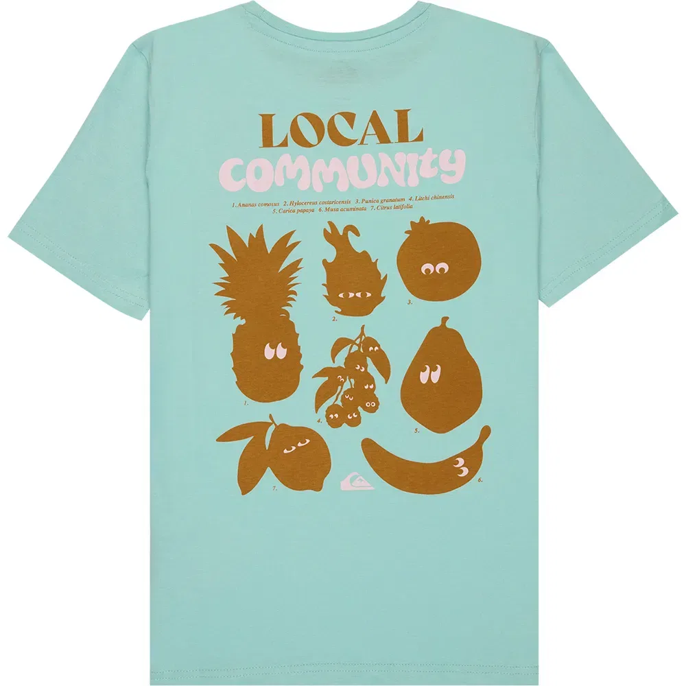 Футболка с коротким рукавом Fruits Tide Quiksilver, зеленый — фото 2