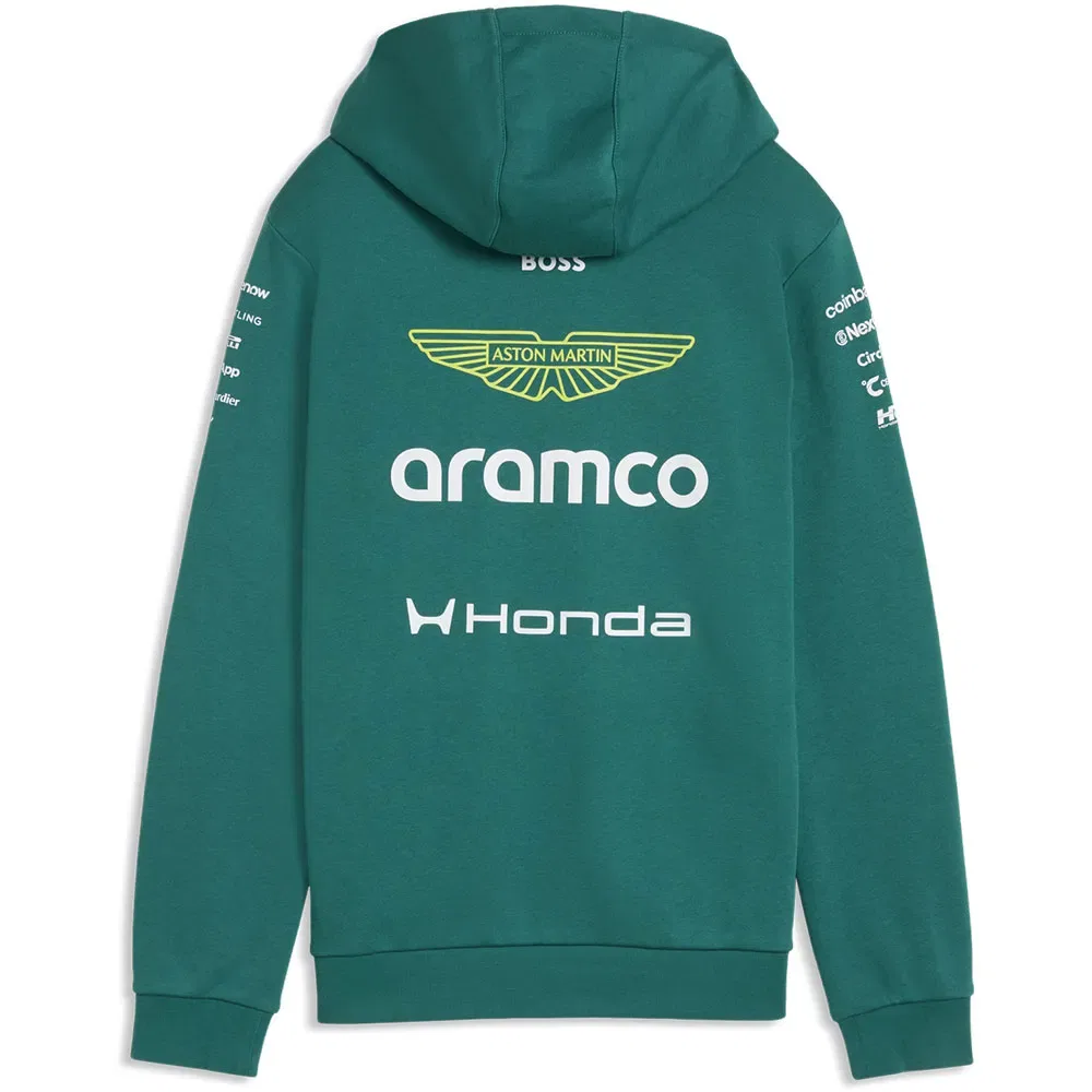Худи Puma x Aston Martin F1 Replica, зеленый — фото 4