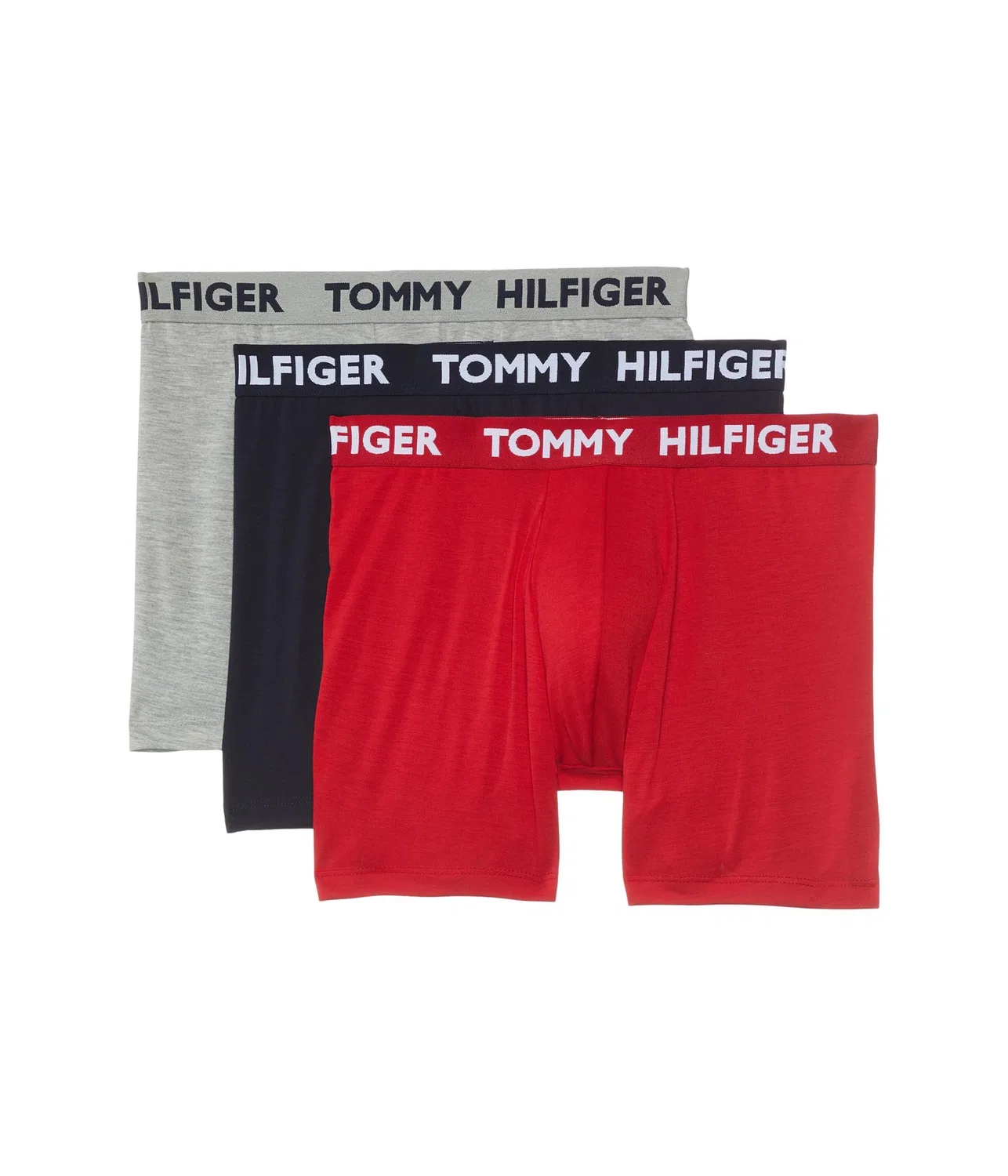Мужские боксеры из модала Tommy Hilfiger, Primary Red/Desert Sky/Heather Grey