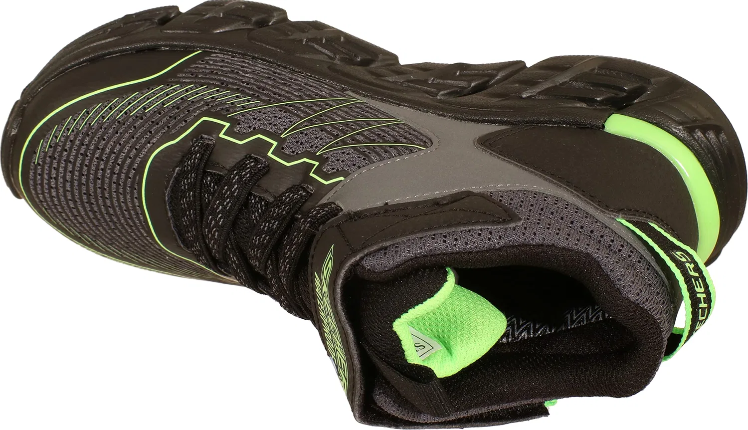 Детские кроссовки для мальчиков с водонепроницаемостью Tech-grip Skechers, Antracite Blu Multicolore — фото 3