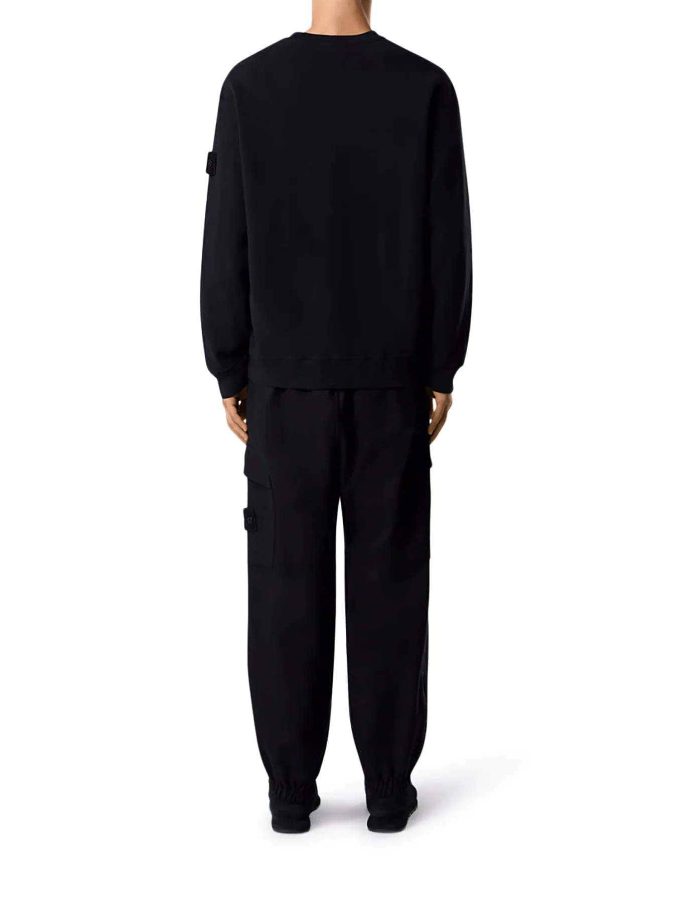 Свитшот Stone Island Ghost Badge, черный — фото 4