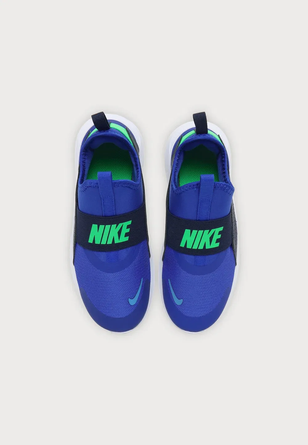 Кроссовки Flex Runner 4unisex - для бега по улицам Nike Performance, Racer Blue/Illusion Green — фото 4