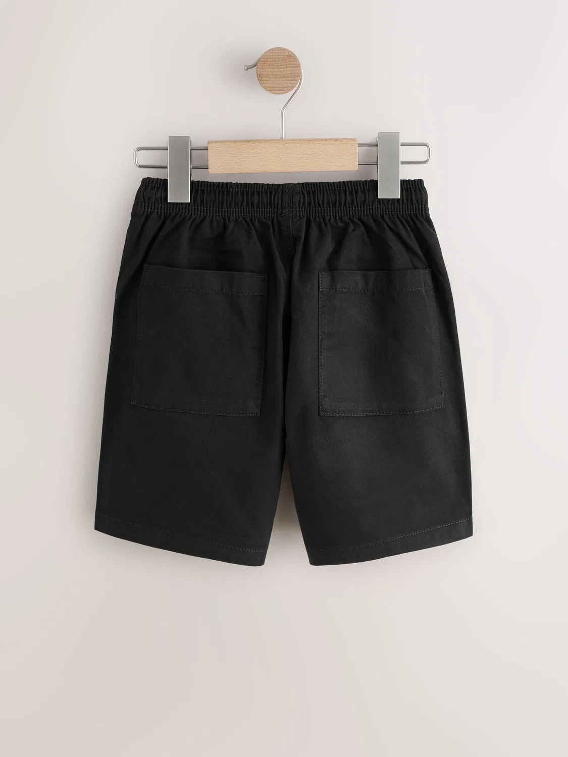 Шорты свободного кроя, Black Loose Fit Shorts Next, черный — фото 2