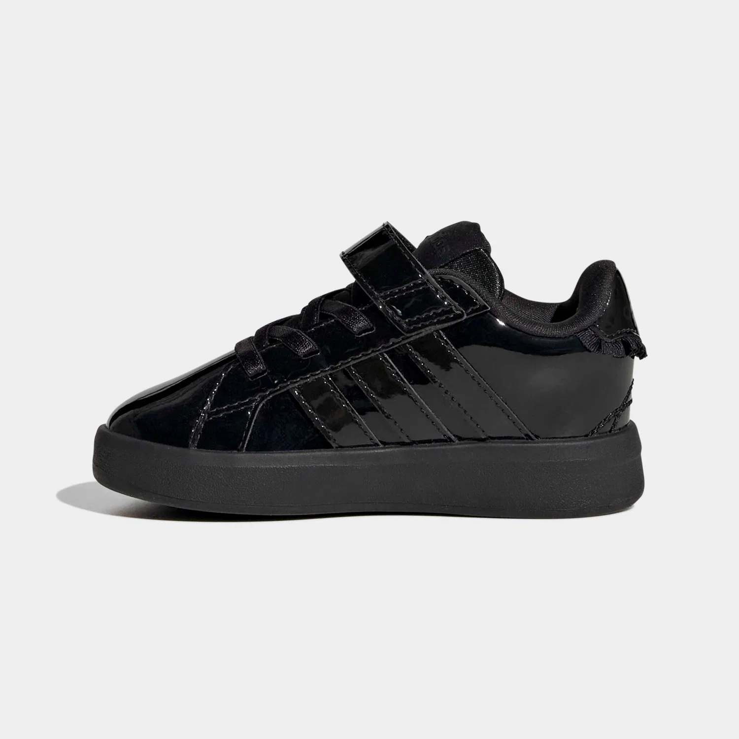 Детские спортивные кроссовки Grand Court 3.0 Adidas Sportswear, Core Black — фото 3