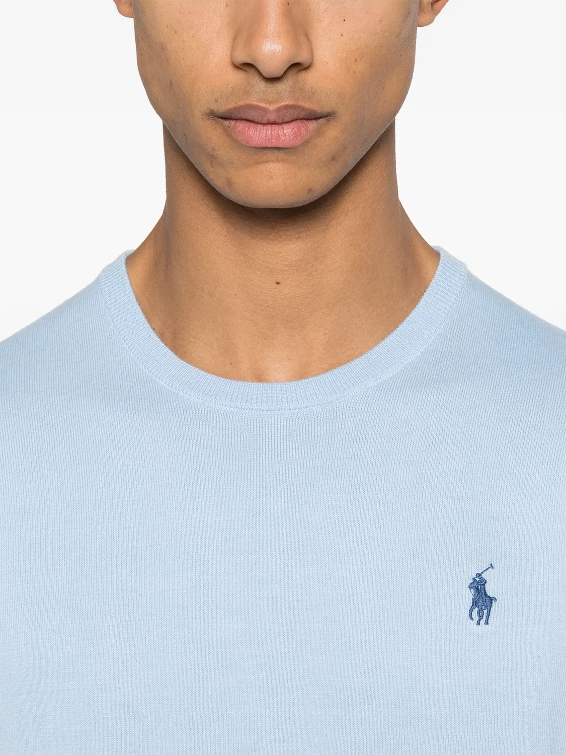 Polo Ralph Lauren Топ хлопковый синий — фото 2