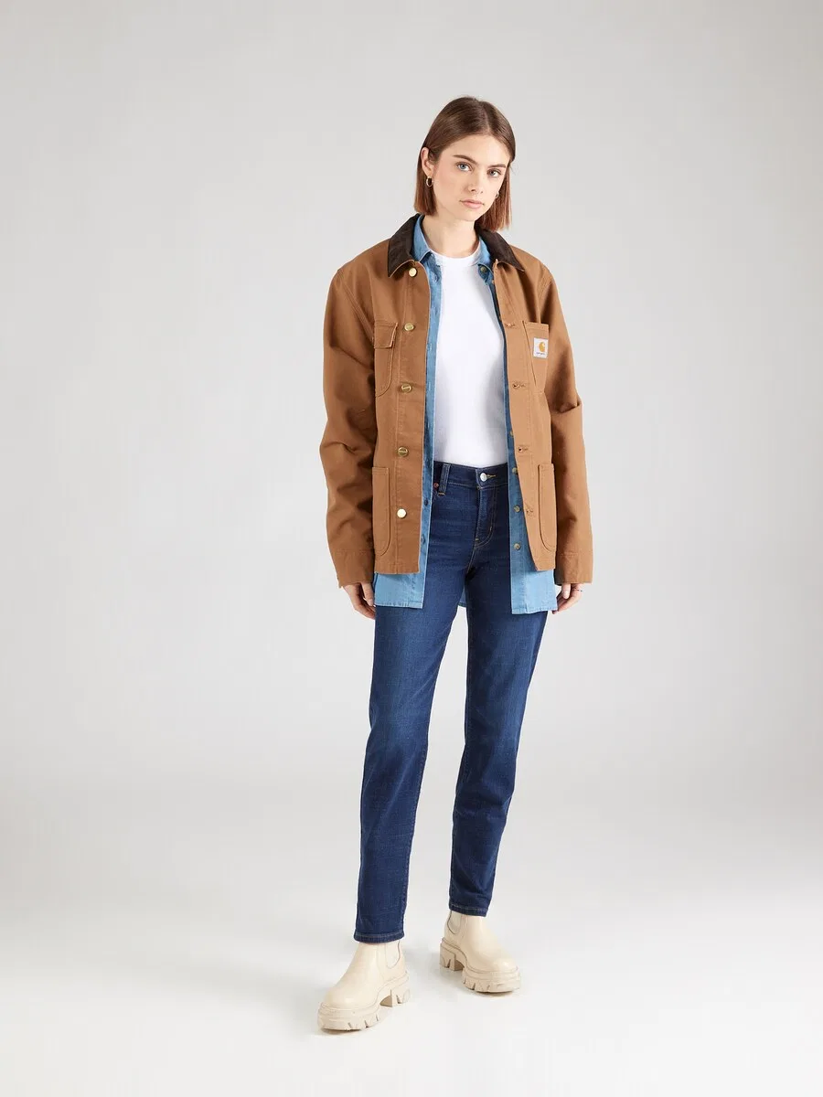 Джинсы LEVI'S Slim fit 'Mid Rise Boyfriend' синего цвета — фото 4