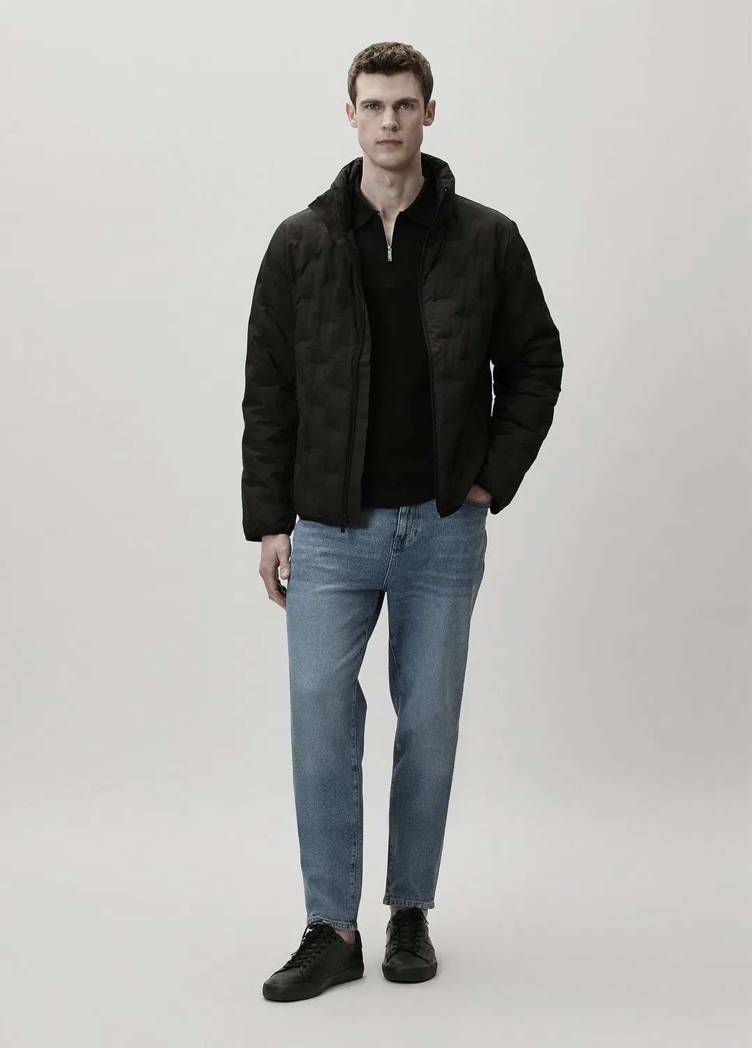 Поло Slim Fit Calvin Klein, black — фото 2