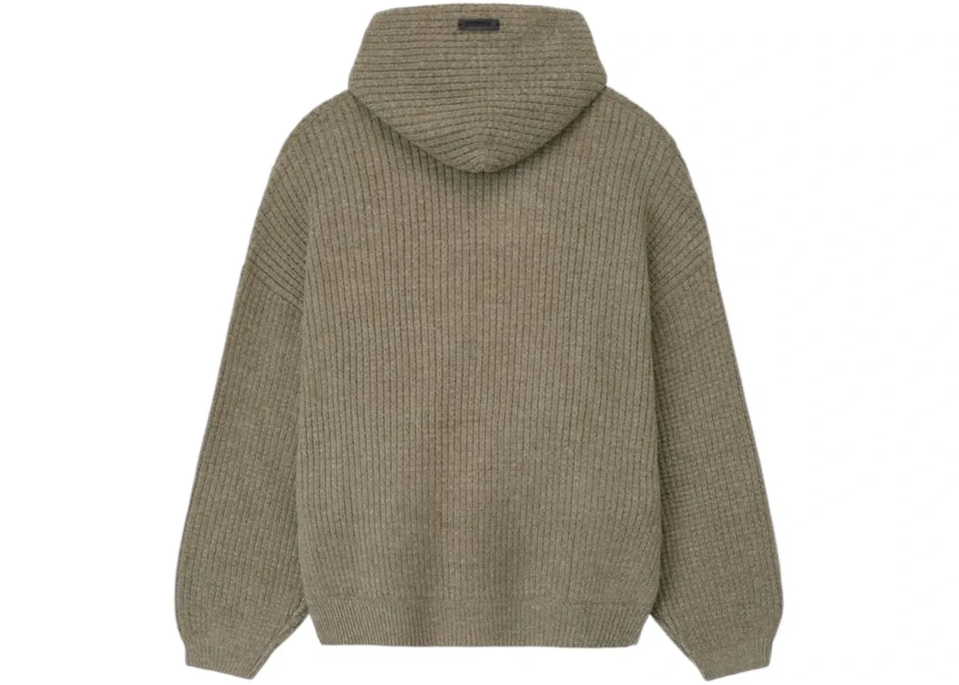 Мужской худи с вафельным узором Fear of God Essentials Heavy Waffle 90's Hoodie, Homestead Heather — фото 2