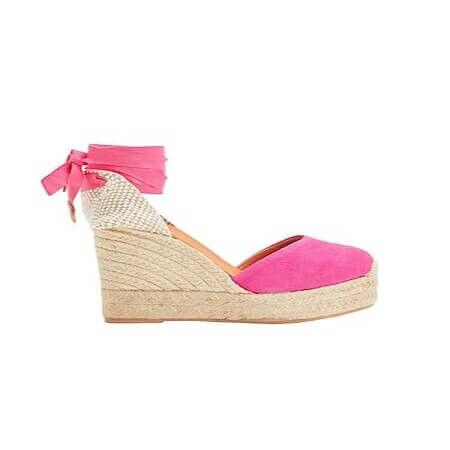

Эспадрильи 8 by Yoox Suede Essential Wedge, розовый