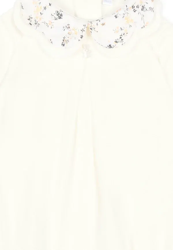 Комбинезон хлопковый Pagliaccetti Nanan, Ivory, слоновая кость — фото 3