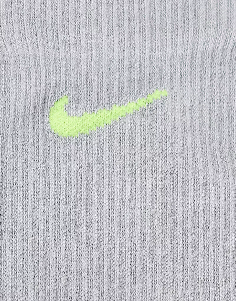 Носки высокие Everyday Elevate 3 шт Nike, неоновый мультиколор — фото 2