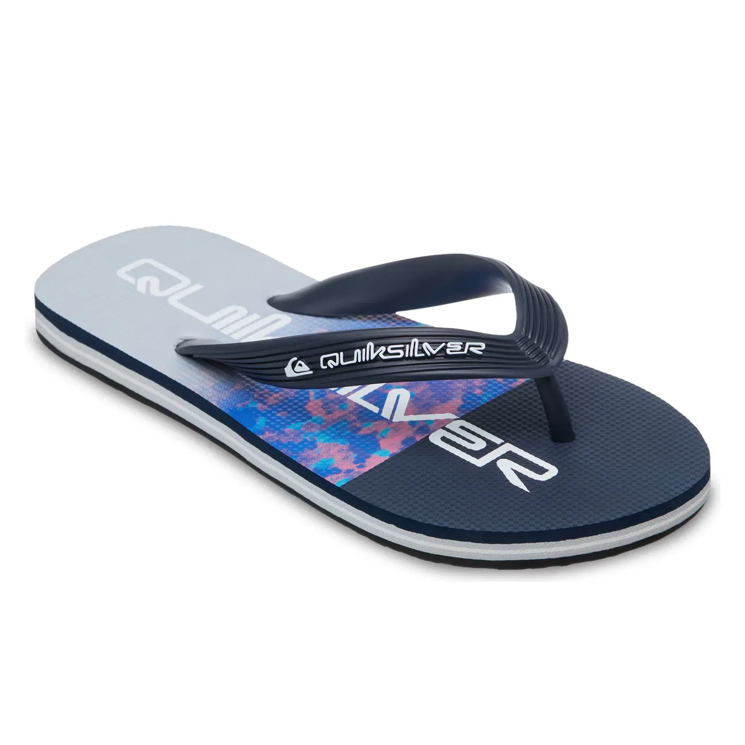 Детские сандалии для мальчиков с гибкой резиновой лямкой Quiksilver, Azul Océano