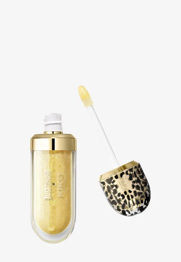 Блеск для губ Just Cavalli x 3D Hydra Rebel Edition - блеск для губ 6.5 мл Kiko Milano, цвет 01 citrus flame