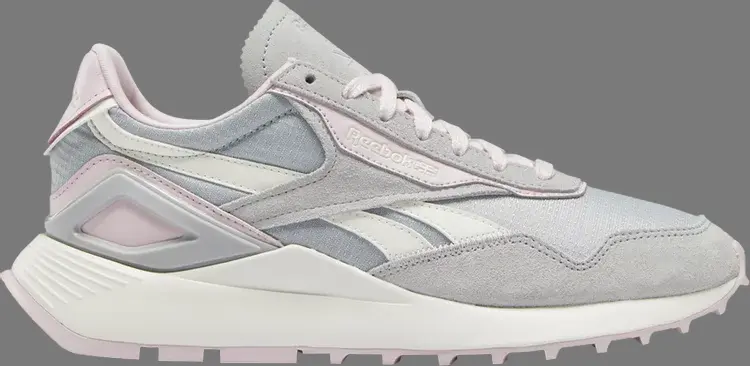 

Кроссовки wmns classic leather legacy az 'grey frost berry' Reebok, серый