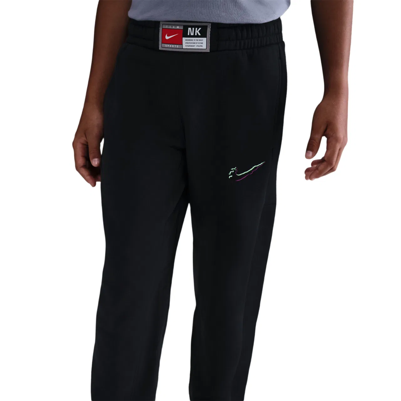 Брюки для мальчиков Culture of Basketball Nike, цвет Black/Green Strike/Black