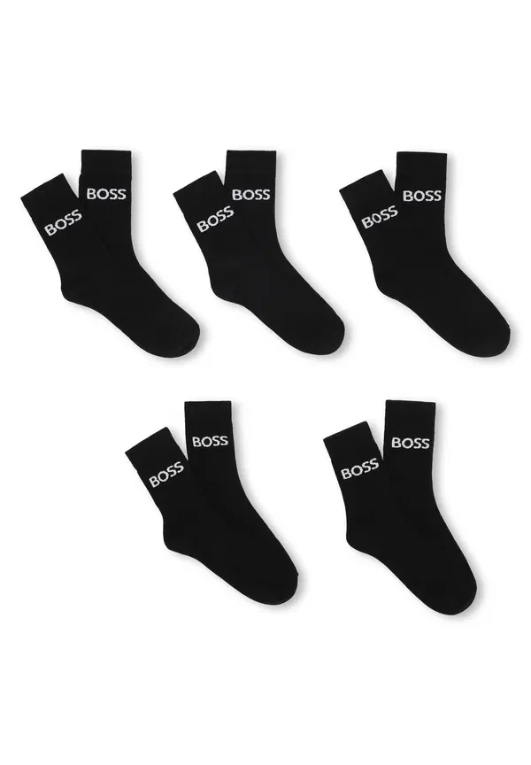 Набор из 5 пар носков унисекс Boss Kidswear, черный